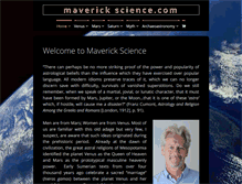 Tablet Screenshot of maverickscience.com
